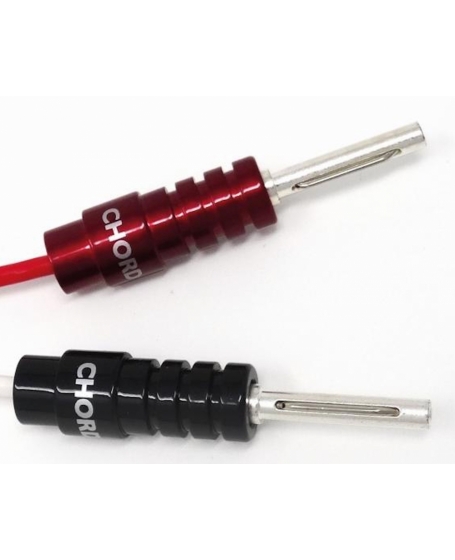Chord Ohmic Banana Short Crimp Black / Red ABS Cap (Set of 4)