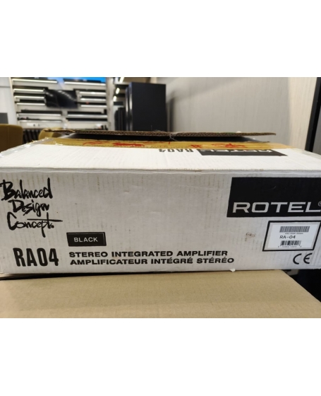 (Z) Rotel RA-04 Integrated Amplifier (PL) - Sold Out 23/12/25
