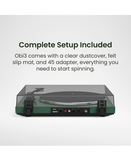 Kanto OBI3 Turntable with Bluetooth and Phono Preamp
