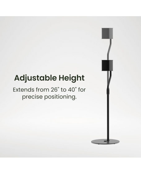Kanto SLH Height Adjustable Satellite Speaker Stands