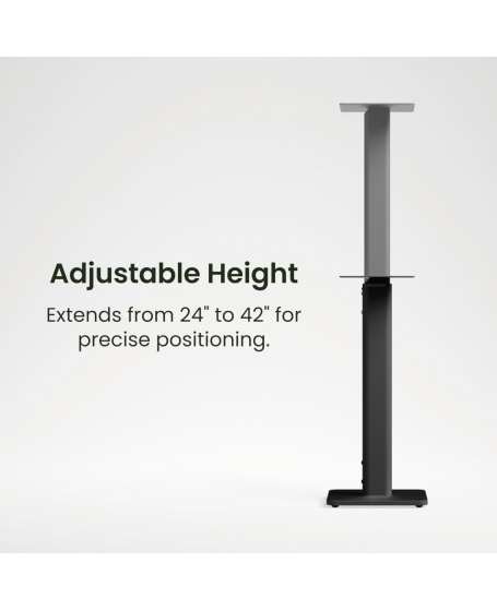 Kanto SPH Height Adjustable Satellite Speaker Stands - TOOS