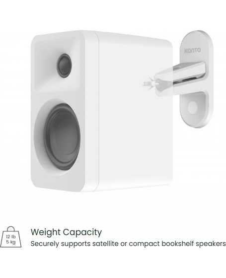 Kanto SPW3 Universal Rear Mount Speaker Wall Mounts