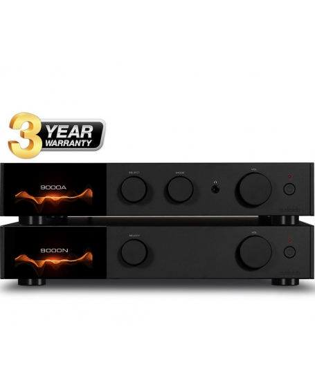 Audiolab 9000A Integrated Amplifier + Audiolab 9000N Wireless Streaming Player