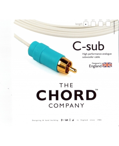 Chord C-Sub Subwoofer Cable 3 meter
