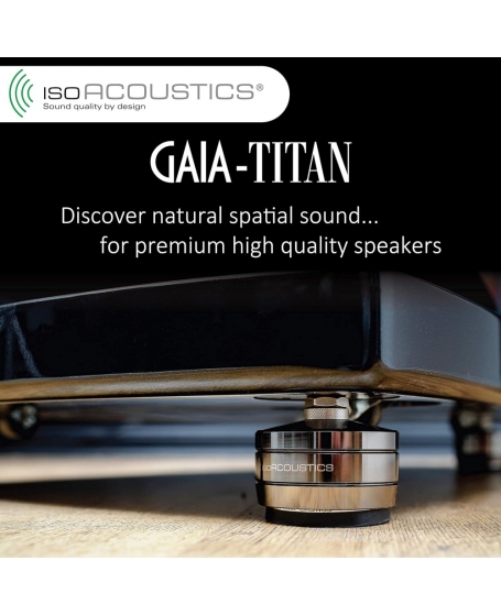 IsoAcoustics GAIA Titan Theis Speaker Isolation Feet (4 Pcs)