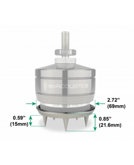 IsoAcoustics GAIA Titan Theis Carpet Discs Set Of 4