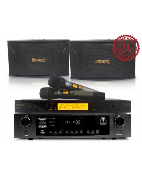 Pro Ktv KA-100+Pro Ktv W310+Pro Ktv MKS 2000 Karaoke Package FREE KOD Player