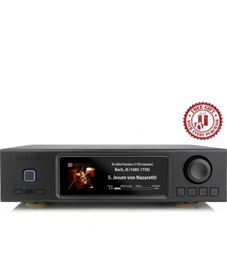 Aurender A1000 High-performance Analog Player FREE AudioQuest Red River RCA Interconnect Cable 1m