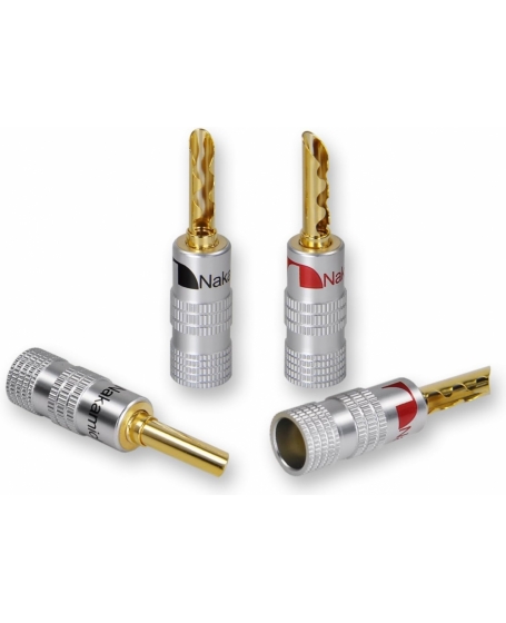 Nakamichi Excel Series 24k Gold Plated BFA Banana Plug (4 Pcs)