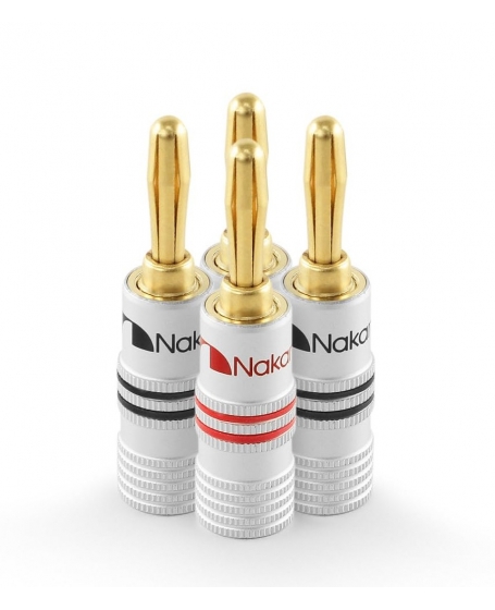 Nakamichi Excel Series 24k Gold Plated Banana Plug ( Set Of 4 )