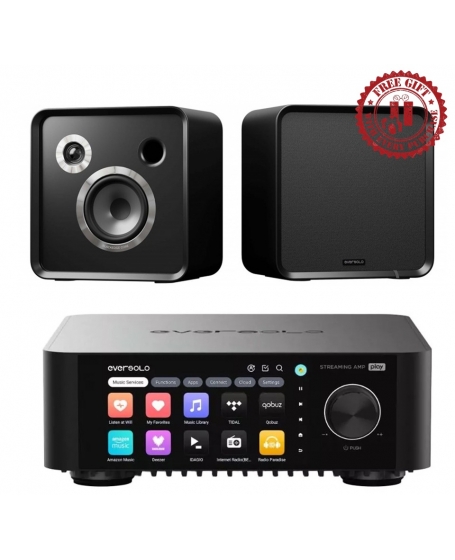 Eversolo Play + EverSolo SE-100 Bookshelf Speakers Hi-Fi System Package