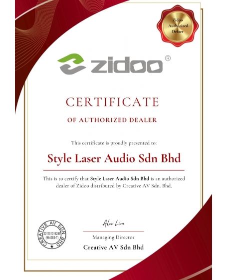 Zidoo Z9X PRO 4K HDR Media Player