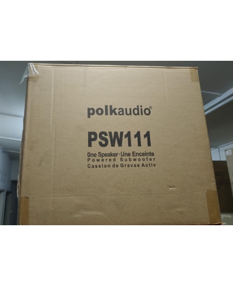 Polk Audio PSW 111 8-Inch 300 Watt Compact Powered Subwoofer (PL)