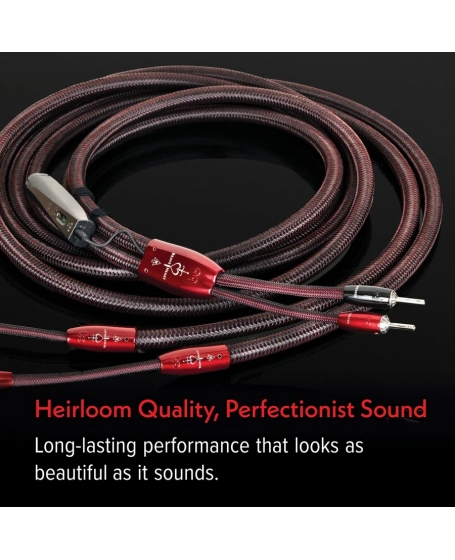 Audioquest Brave Heart Speaker Cable 5M (2.5m x 2) Banana to Banana