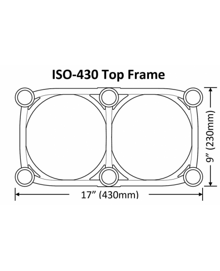 IsoAcoustics ISO-430 Isolation Speaker Stand (Each)