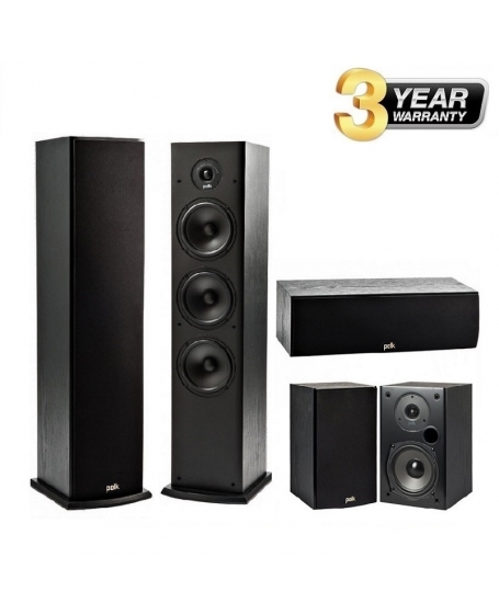 Polk Audio T50 5.0 Speaker Package