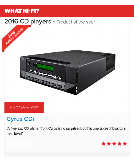 Cyrus CD I CD Player Made in England (PL)