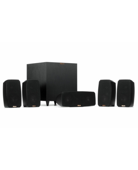 Klipsch Reference Theater Pack 5.1Ch With R-8SWi Wireless Powered Subwoofer And Wireless Transmitter