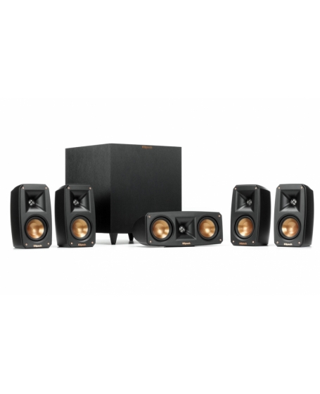 Klipsch Reference Theater Pack 5.1Ch Satellite Speaker Package With R-8SW Subwoofer TOOS