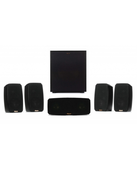 Klipsch Reference Theater Pack 5.1Ch Satellite Speaker Package With R-100SW Subwoofer