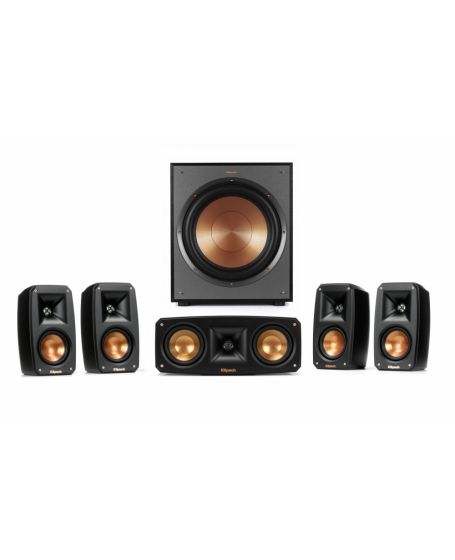 Klipsch Reference Theater Pack 5.1Ch Satellite Speaker Package With R-100SW Subwoofer TOOS