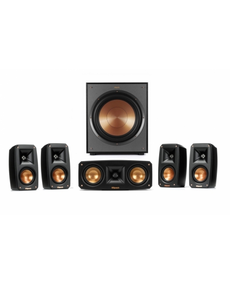 Klipsch Reference Theater Pack 5.1Ch Satellite Speaker Package With R-100SW Subwoofer