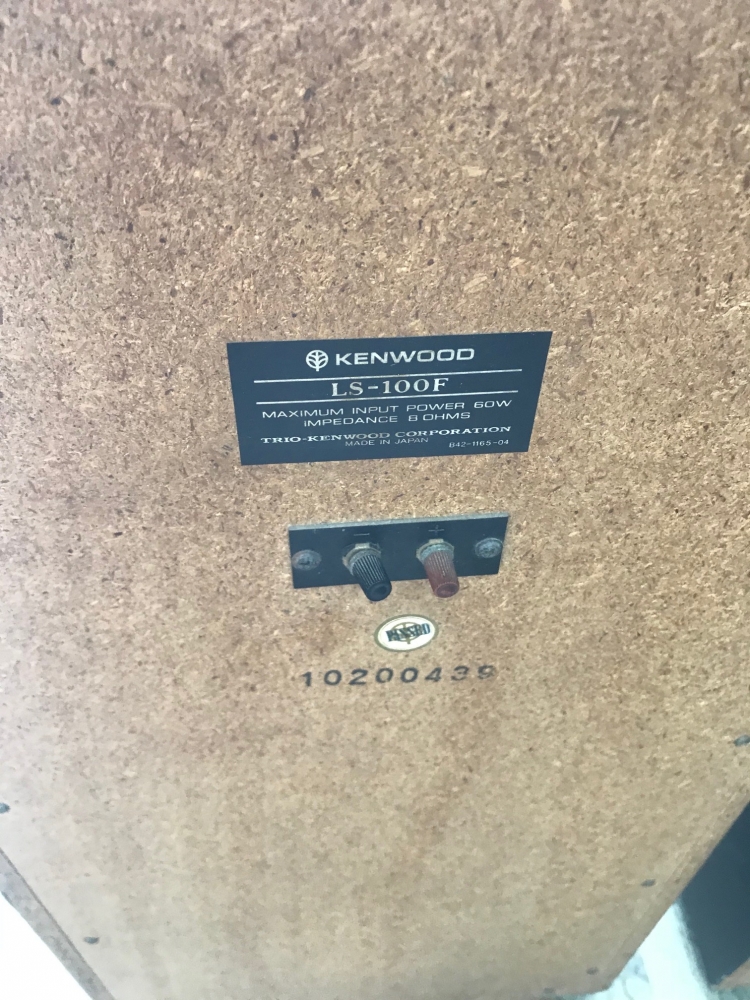 Kenwood Ls 100f Full Range Speaker Made In Japan