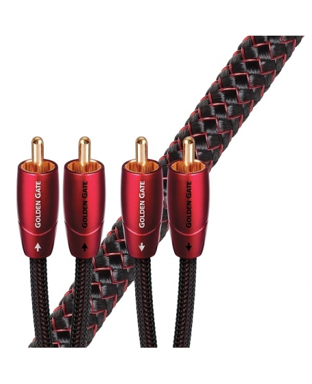 Audioquest Golden Gate RCA to RCA Interconnects 1.5Meter