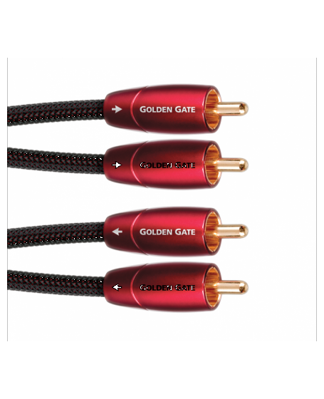 Audioquest Golden Gate RCA to RCA Interconnects 1.5Meter