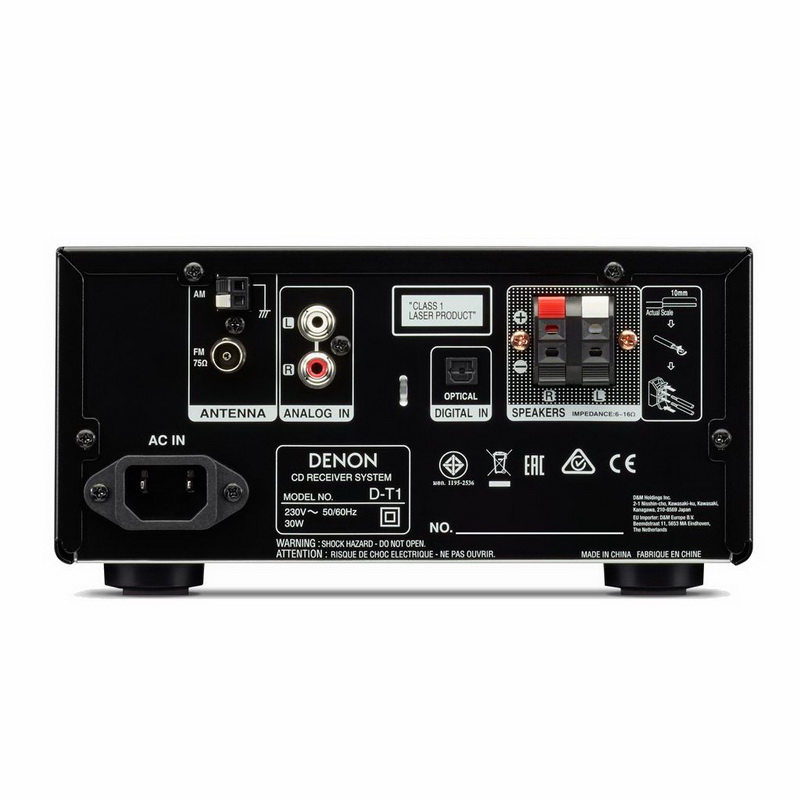 Denon DT1 HiFi Mini System with CD and Bluetooth