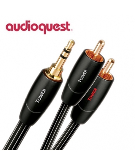 Audioquest Tower 3.5mm to RCA Interconnects 1.5Meter