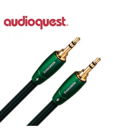 Audioquest Evergreen 3.5mm to 3.5mm Interconnects 1.5Meter