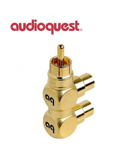 AudioQuest Hard RCA Splitter RCA Male To 2 Female