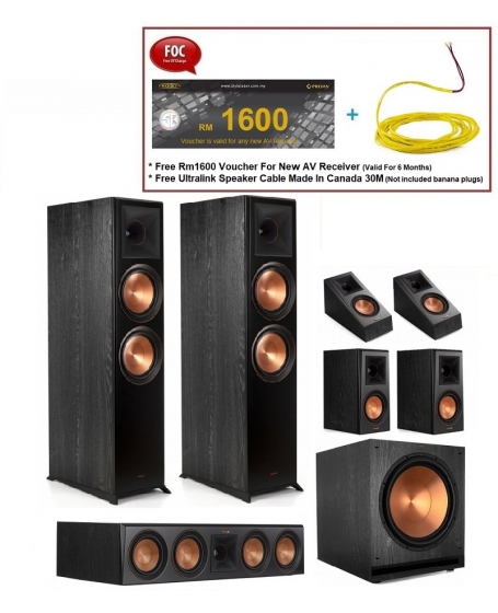 Klipsch RP-8000F 7.1 Speaker Package