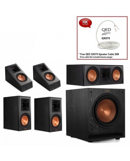 Klipsch RP-500M 5.1 Speaker Package