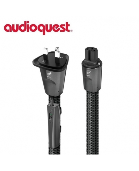 Audioquest NRG Tornado HC (HIGH-CURRENT) 72V DBS UK to C13 Power Cable 2Meter