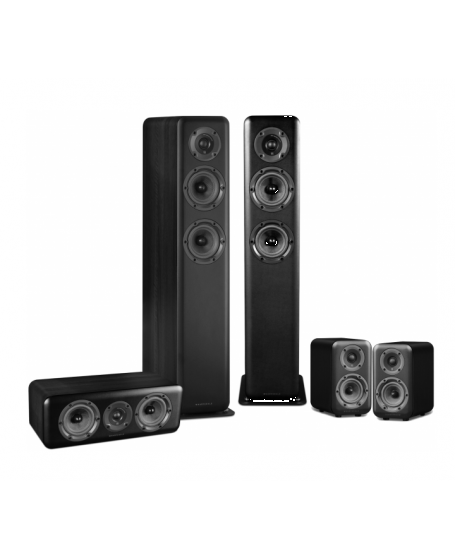 Wharfedale D330 + D310 + D300C 5.0 Speaker Package