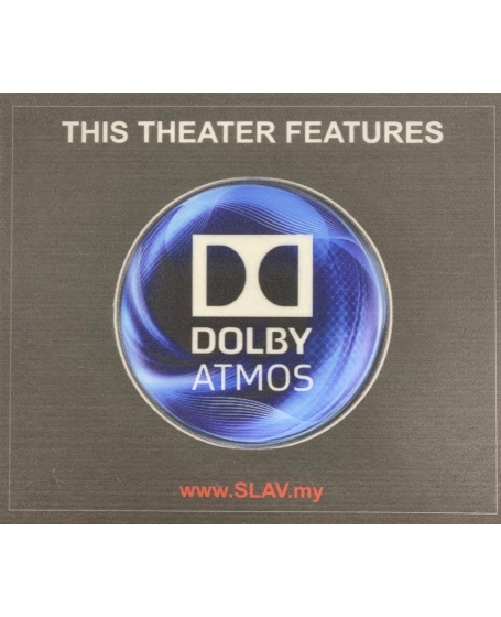 Dolby Atmos Logo Fiberboard