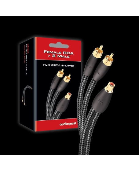 Audioquest FLX-X RCA Splitters (Female to 2 Male)