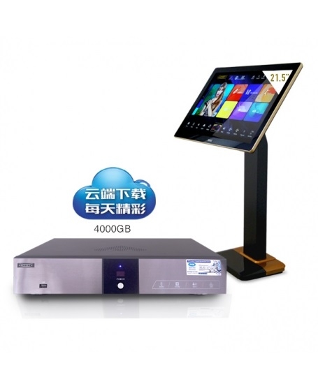 Pro Ktv KV770 4TB KOD Player ( 5G ) With 21.5 Touch Screen Monitor
