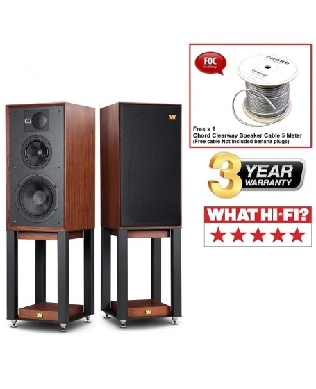 Wharfedale Linton 85th Anniversary Heritage Loudspeaker With Stands