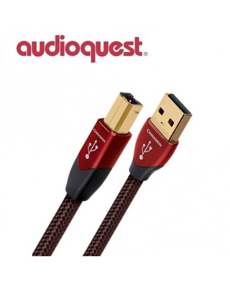 Audioquest Cinnamon A Plug To B Plug USB 2.0 Cable 1.5m