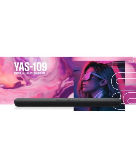 Yamaha YAS-109 Sound Bar with Built-in Subwoofers