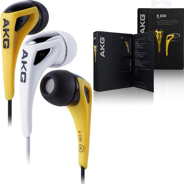 AKG K330 Wasp Yellow In Ear Headphones