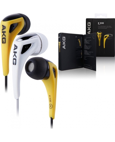 AKG K330 Wasp Yellow In Ear Headphones
