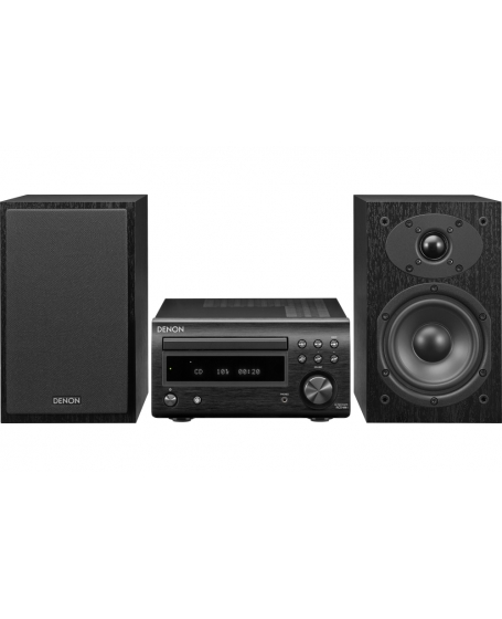 Denon D-M41 HiFi System with CD, Bluetooth FM with Denon SC-M41 Speakers TOOS