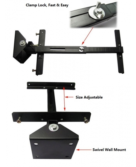 SPS 200 Surround Bracket For Bookshelf Speaker