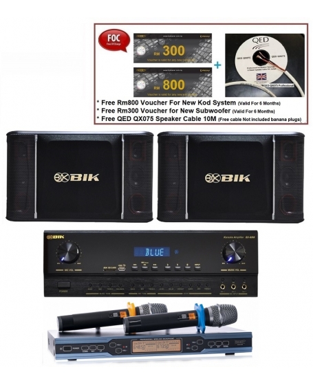 BIK BJ-A88 + BIK BJS968 Karaoke Package