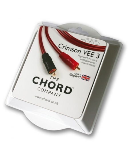 Chord Crimson Vee3 Interconnect Cable 5M Made in England
