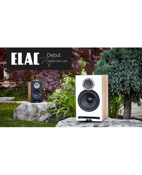 ELAC Debut Reference DBR62 Bookshelf Speaker (Black) TOOS